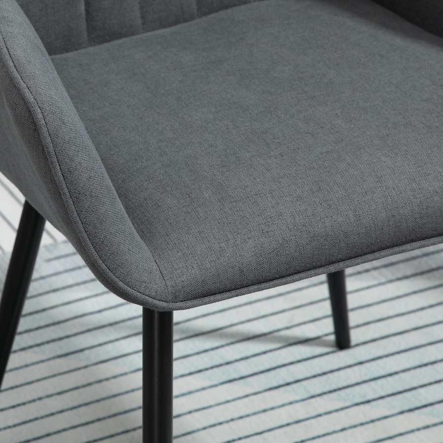 Image 976672_ALTMORE24.jpg, Product 976-672 / Price $189.99 - $209.99, HOMCOM Dining Chairs Upholstered Linen Fabric Metal Legs from HOMCOM on TSC.ca's Home & Garden department
