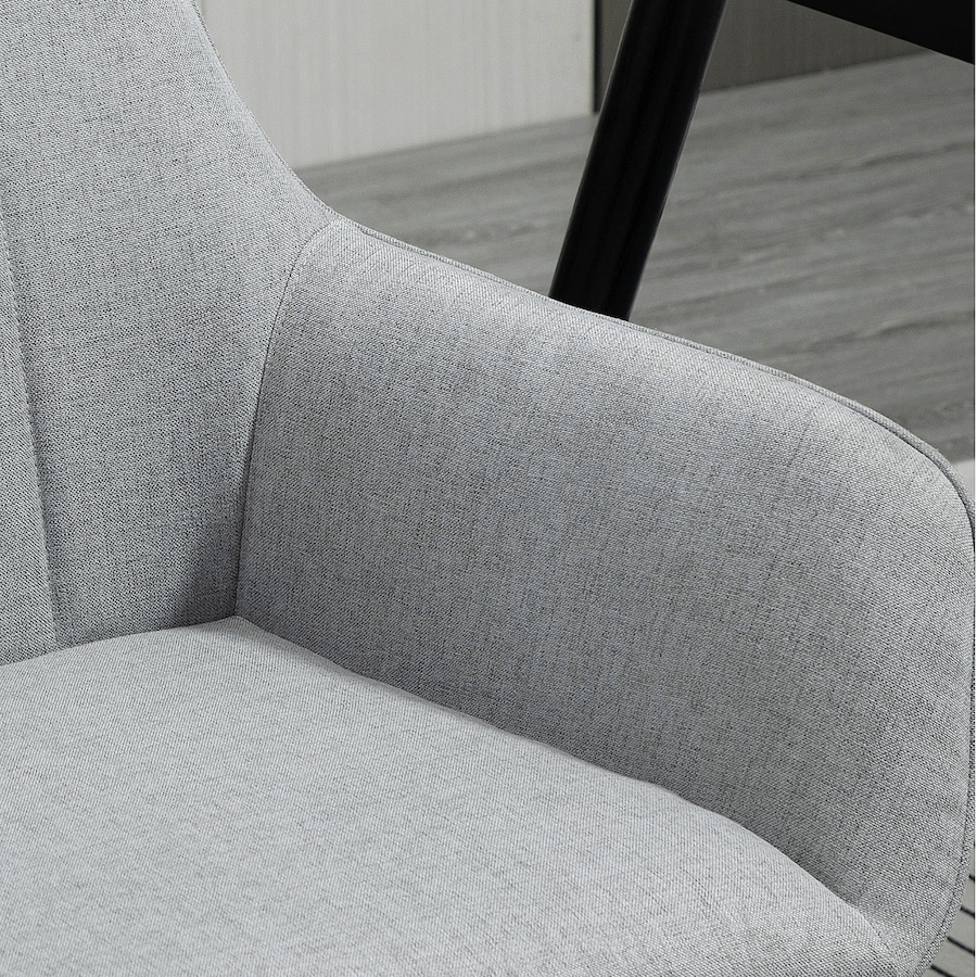 Image 976672_ALTMORE40.jpg, Product 976-672 / Price $189.99 - $209.99, HOMCOM Dining Chairs Upholstered Linen Fabric Metal Legs from HOMCOM on TSC.ca's Home & Garden department