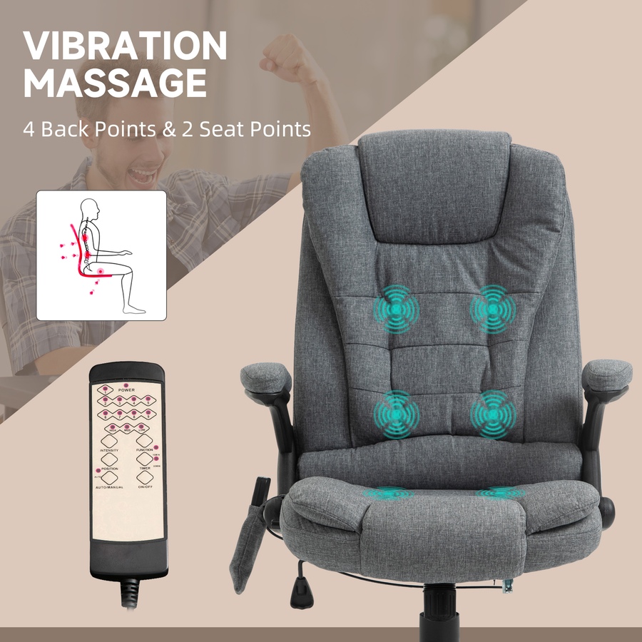 Image 976678_ALTMORE12.jpg, Product 976-678 / Price $169.99 - $224.99, Vinsetto 6 Point Vibrating Massage Office Chair, High Back Executive Chair from Vinsetto on TSC.ca's Home & Garden department