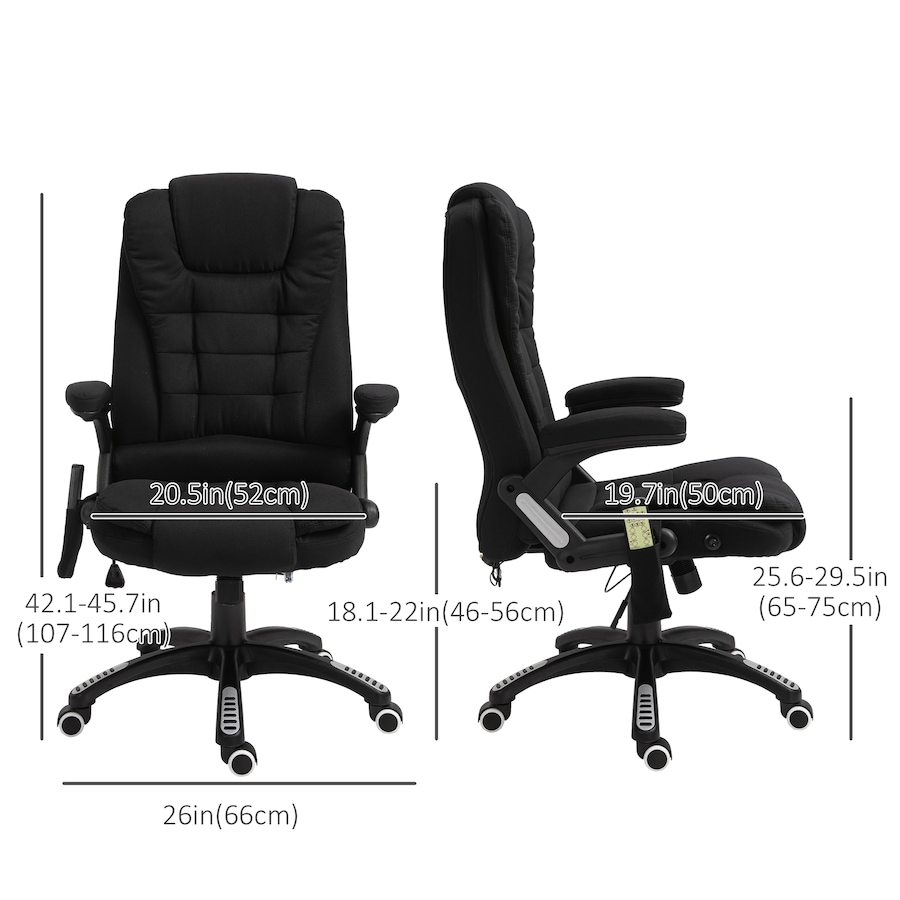 Image 976678_ALTMORE19.jpg, Product 976-678 / Price $169.99 - $224.99, Vinsetto 6 Point Vibrating Massage Office Chair, High Back Executive Chair from Vinsetto on TSC.ca's Home & Garden department