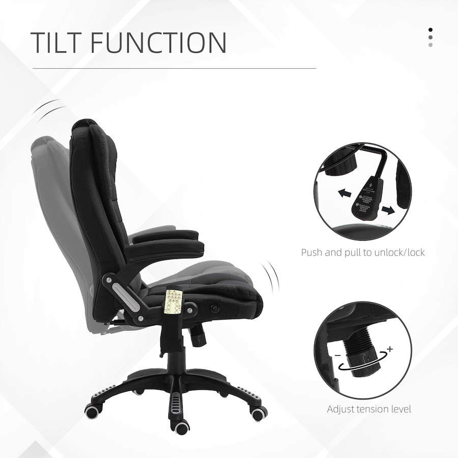 Image 976678_ALTMORE21.jpg, Product 976-678 / Price $169.99 - $224.99, Vinsetto 6 Point Vibrating Massage Office Chair, High Back Executive Chair from Vinsetto on TSC.ca's Home & Garden department