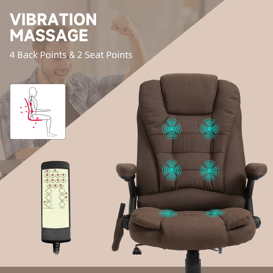 Image 976678_ALTMORE28.jpg, Product 976-678 / Price $169.99 - $224.99, Vinsetto 6 Point Vibrating Massage Office Chair, High Back Executive Chair from Vinsetto on TSC.ca's Home & Garden department