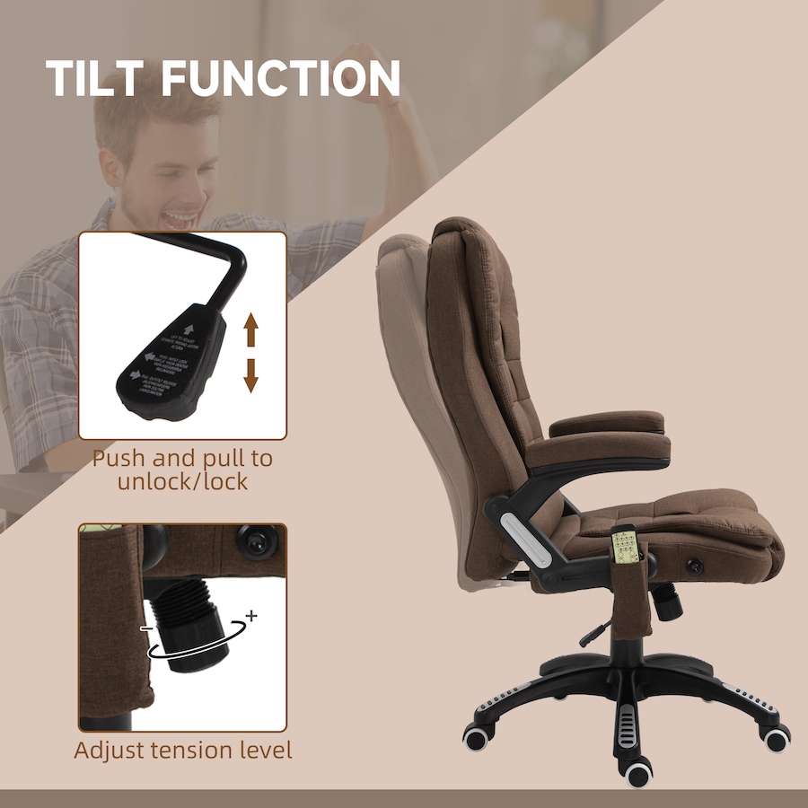 Image 976678_ALTMORE30.jpg, Product 976-678 / Price $169.99 - $224.99, Vinsetto 6 Point Vibrating Massage Office Chair, High Back Executive Chair from Vinsetto on TSC.ca's Home & Garden department