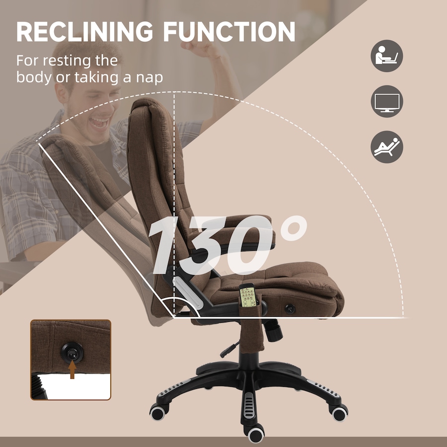 Image 976678_ALTMORE31.jpg, Product 976-678 / Price $169.99 - $224.99, Vinsetto 6 Point Vibrating Massage Office Chair, High Back Executive Chair from Vinsetto on TSC.ca's Home & Garden department