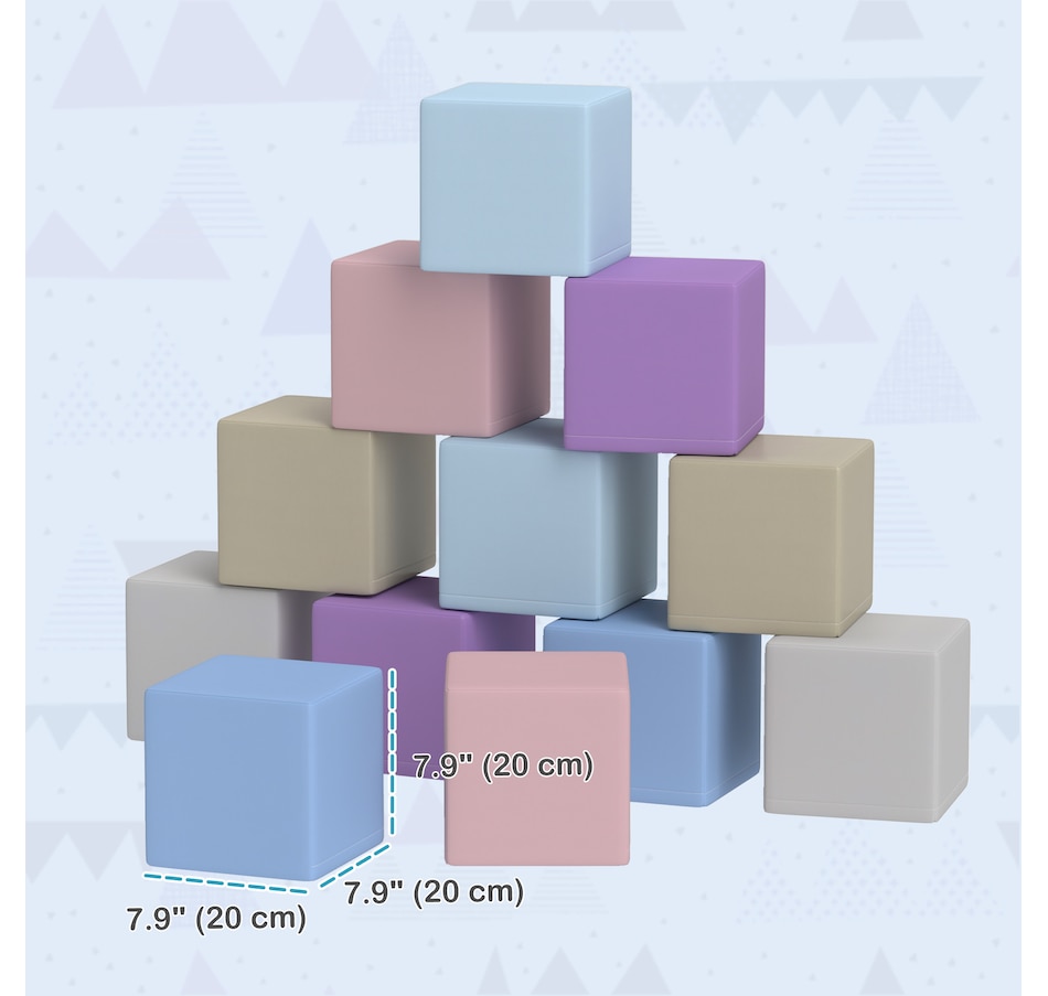 Image 976683_ALTMORE2.jpg, Product 976-683 / Price $102.99, Soozier 12 Piece Foam Blocks Soft Play Equipment for Kids from Soozier on TSC.ca's Home & Garden department