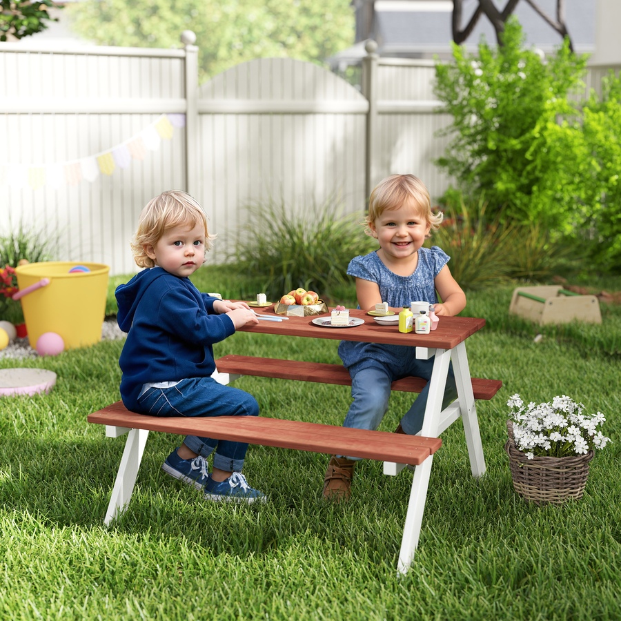 Image 976710_ALTMORE1.jpg, Product 976-710 / Price $84.99, Outsunny Wooden Kids Picnic Table Set for Kids Aged 3-8 Years Old from Outsunny on TSC.ca's Home & Garden department