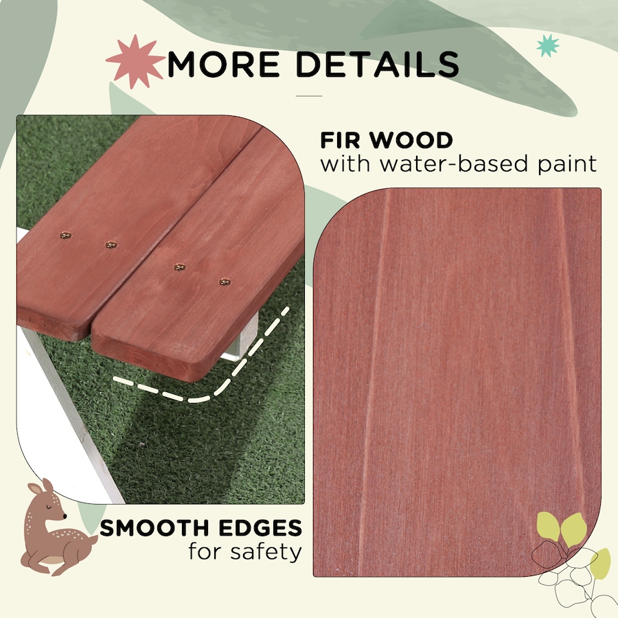 Image 976710_ALTMORE7.jpg, Product 976-710 / Price $84.99, Outsunny Wooden Kids Picnic Table Set for Kids Aged 3-8 Years Old from Outsunny on TSC.ca's Home & Garden department