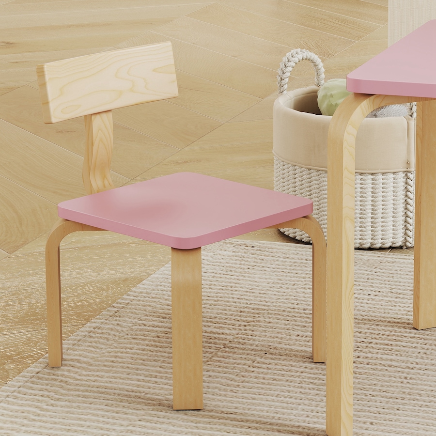 Image 976730_ALTMORE7.jpg, Product 976-730 / Price $68.99, Qaba Kids Table and 2 Chair Set, Toddler Table and Chairs, Pink from Qaba on TSC.ca's Home & Garden department