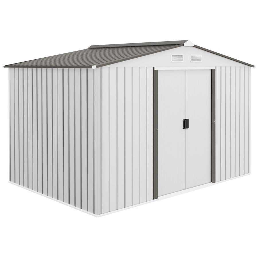Image 976744.jpg, Product 976-744 / Price $439.99, Outsunny 9.1'x 6.4' x 6.3' Garden Storage Shed w/ Steel Foundation Kit from Outsunny on TSC.ca's Home & Garden department