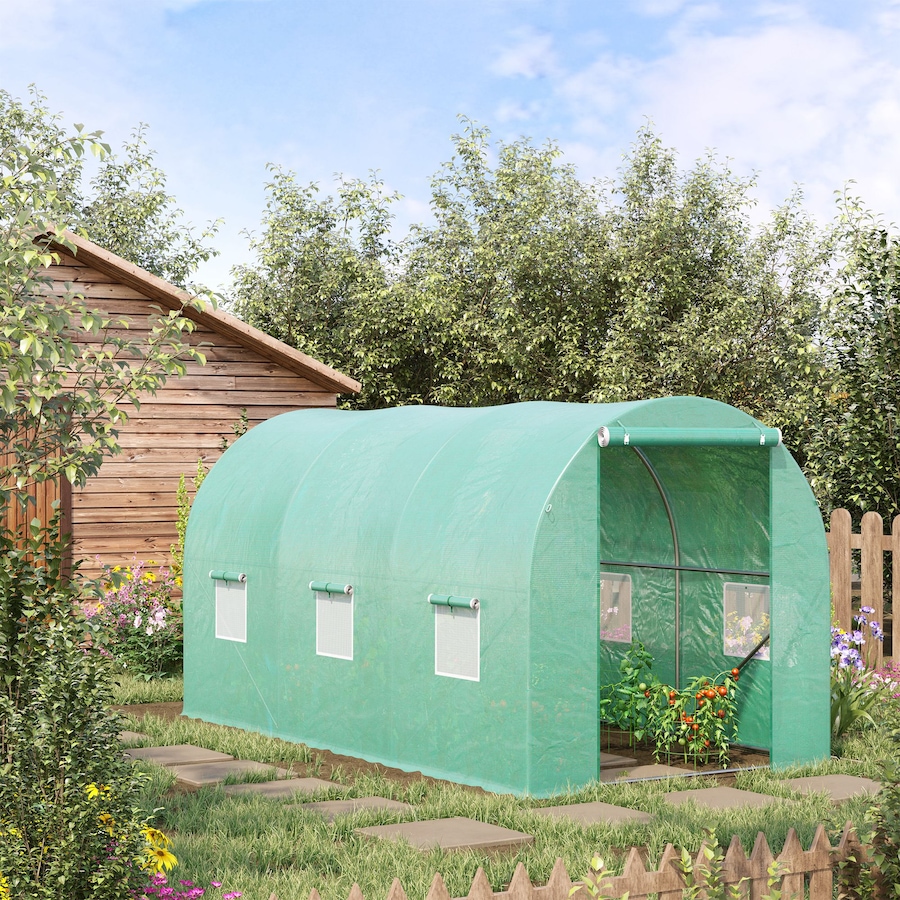 Image 976746_ALTMORE1.jpg, Product 976-746 / Price $119.99, Outsunny Tunnel Greenhouse Plant Gardening Warm House with PE Cover, Green from Outsunny on TSC.ca's Home & Garden department