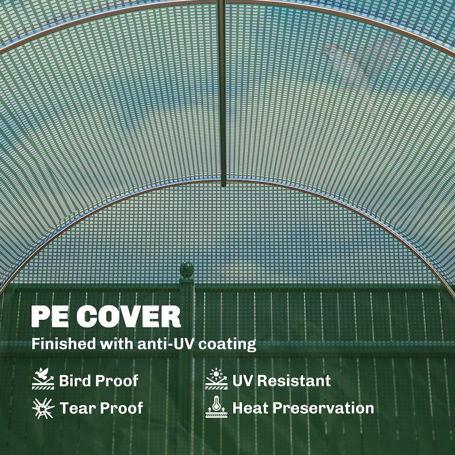 Image 976746_ALTMORE9.jpg, Product 976-746 / Price $119.99, Outsunny Tunnel Greenhouse Plant Gardening Warm House with PE Cover, Green from Outsunny on TSC.ca's Home & Garden department