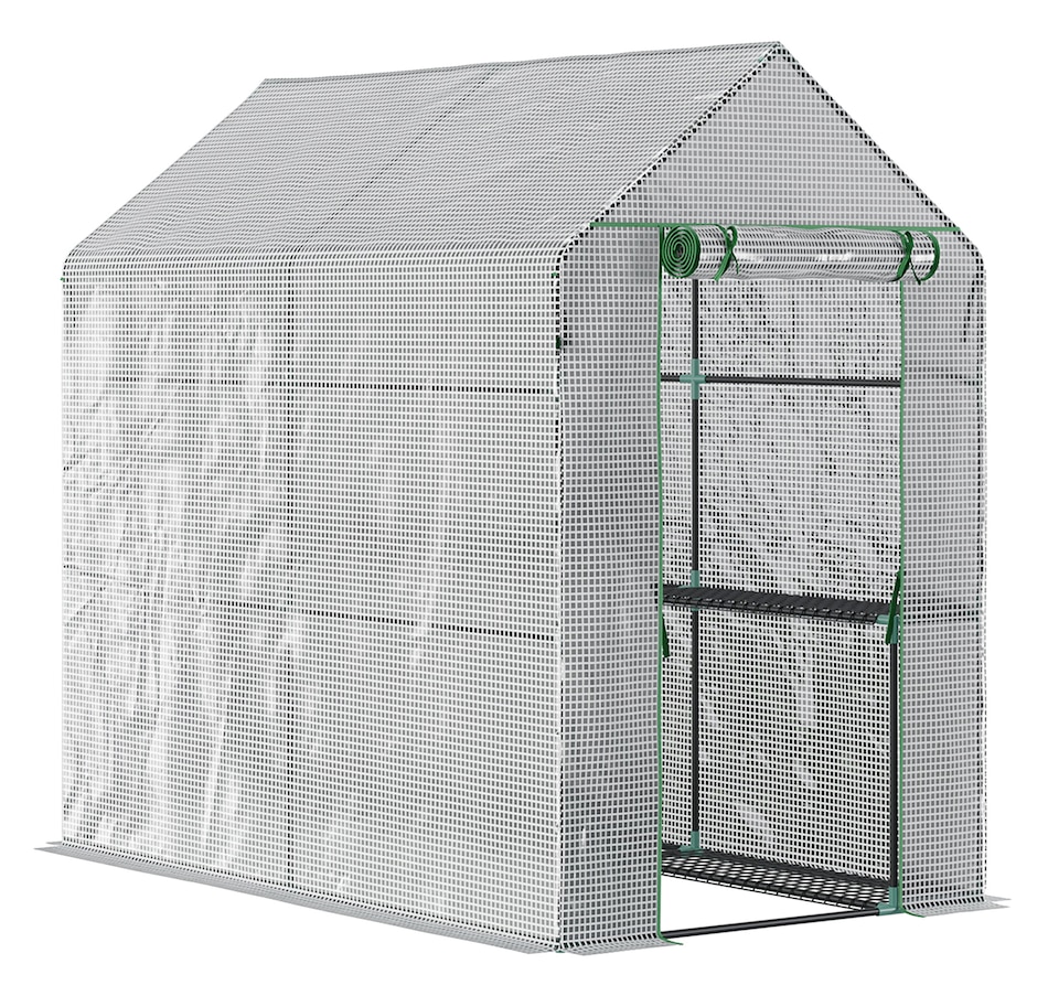 Image 976747.jpg, Product 976-747 / Price $76.99, Outsunny Walk-in Greenhouse, Plant Flower Growth Warm House, White from Outsunny on TSC.ca's Home & Garden department