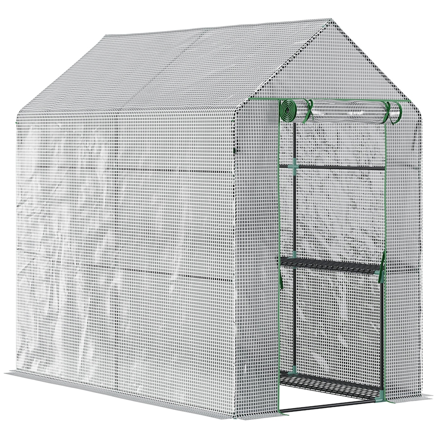 Image 976747.jpg, Product 976-747 / Price $84.99, Outsunny Walk-in Greenhouse, Plant Flower Growth Warm House, White from Outsunny on TSC.ca's Home & Garden department