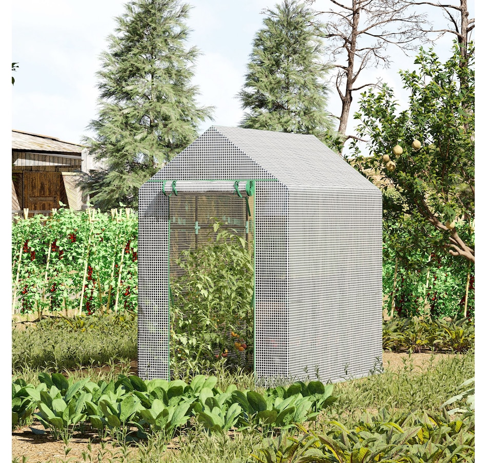 Image 976747_ALTMORE1.jpg, Product 976-747 / Price $76.99, Outsunny Walk-in Greenhouse, Plant Flower Growth Warm House, White from Outsunny on TSC.ca's Home & Garden department