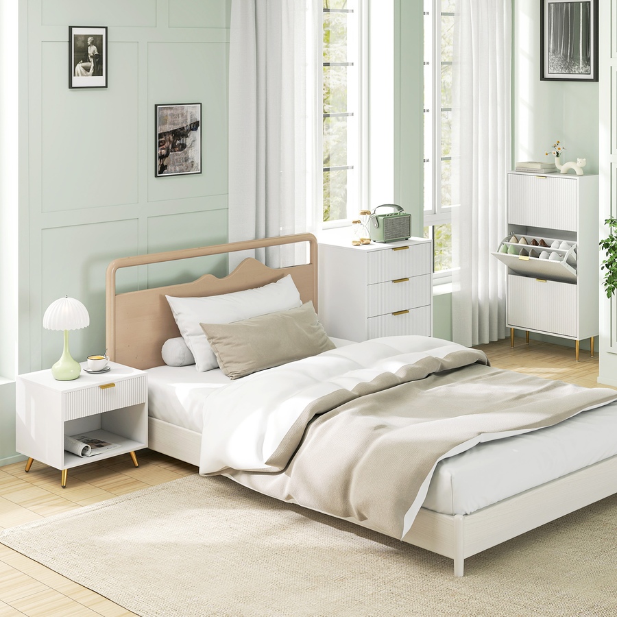 Image 976751_ALTMORE15.jpg, Product 976-751 / Price $84.99, HOMCOM Nightstand with Drawer and Open Compartment for Bedroom from HOMCOM on TSC.ca's Home & Garden department