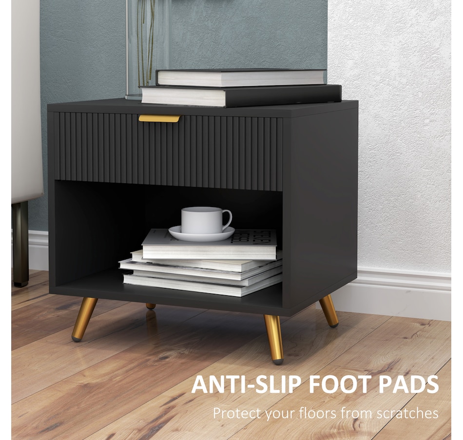 Image 976751_ALTMORE6.jpg, Product 976-751 / Price $79.99 - $89.99, HOMCOM Nightstand with Drawer and Open Compartment for Bedroom from HOMCOM on TSC.ca's Home & Garden department