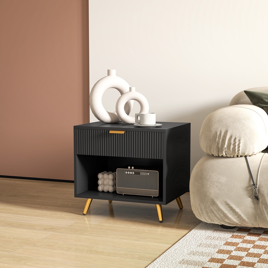 Image 976751_ALTMORE7.jpg, Product 976-751 / Price $84.99, HOMCOM Nightstand with Drawer and Open Compartment for Bedroom from HOMCOM on TSC.ca's Home & Garden department