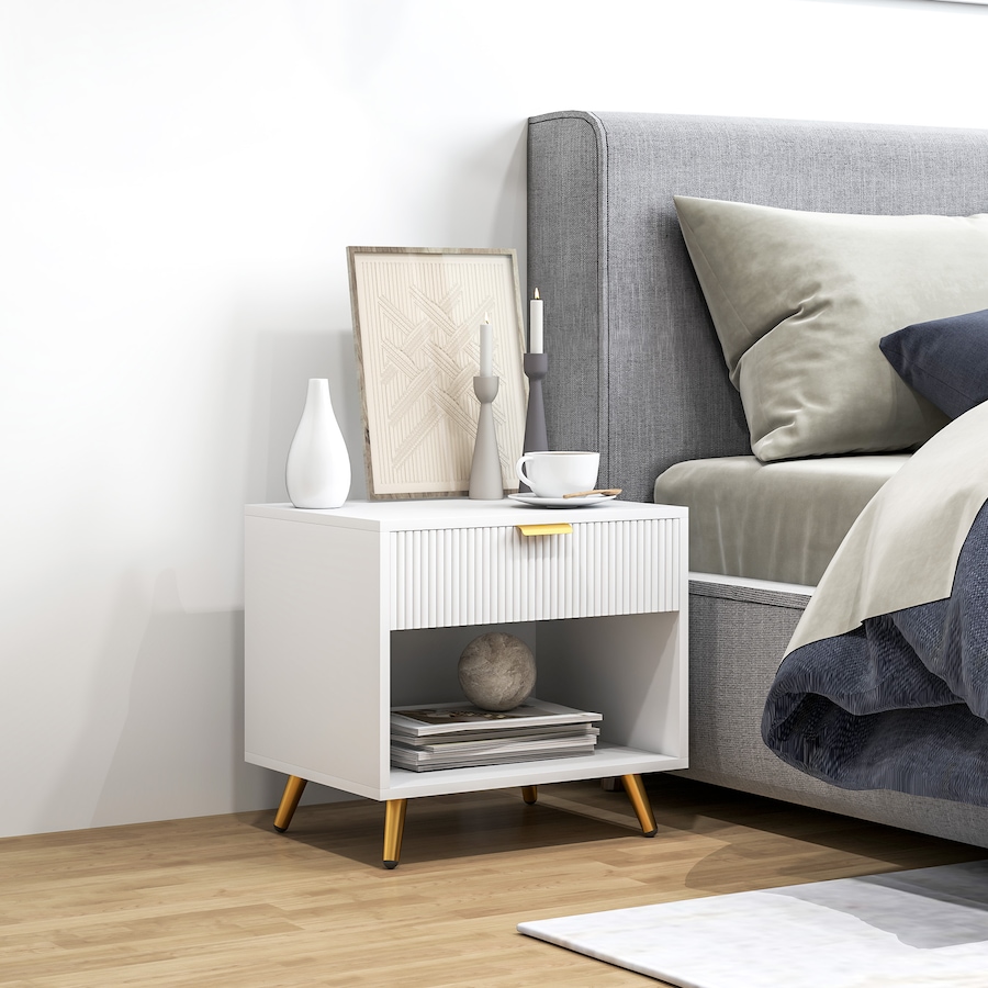 Image 976751_ALTMORE9.jpg, Product 976-751 / Price $84.99, HOMCOM Nightstand with Drawer and Open Compartment for Bedroom from HOMCOM on TSC.ca's Home & Garden department