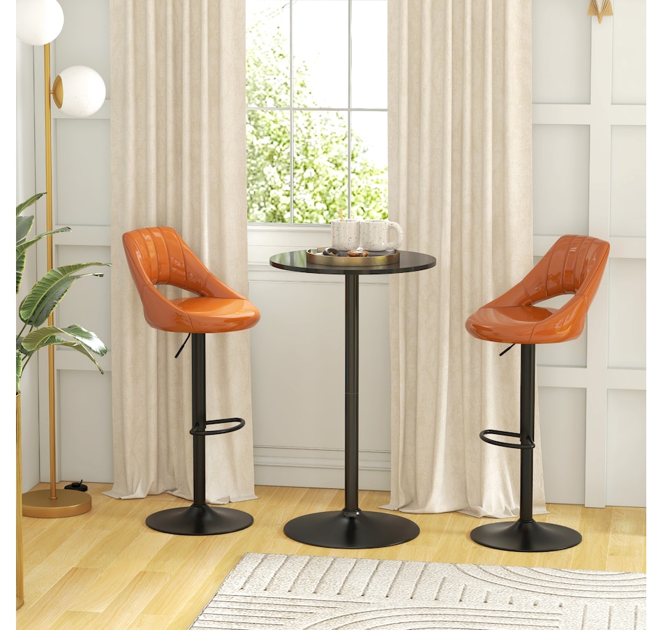 Image 976753_ALTMORE1.jpg, Product 976-753 / Price $114.99 - $115.99, HOMCOM Round Bar Table for 2 People, High Pub Table with Steel Base from HOMCOM on TSC.ca's Home & Garden department