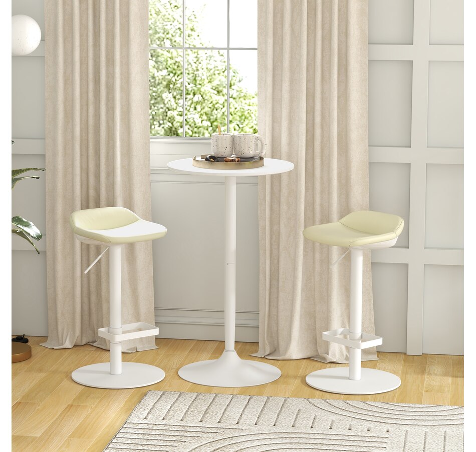 Image 976753_ALTMORE9.jpg, Product 976-753 / Price $114.99 - $115.99, HOMCOM Round Bar Table for 2 People, High Pub Table with Steel Base from HOMCOM on TSC.ca's Home & Garden department