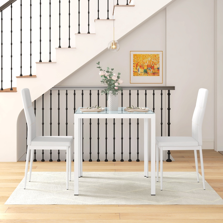 Image 976757_ALTMORE17.jpg, Product 976-757 / Price $189.99 - $209.99, HOMCOM Rectangular Glass Kitchen Table With Chairs, Set for 2 from HOMCOM on TSC.ca's Home & Garden department
