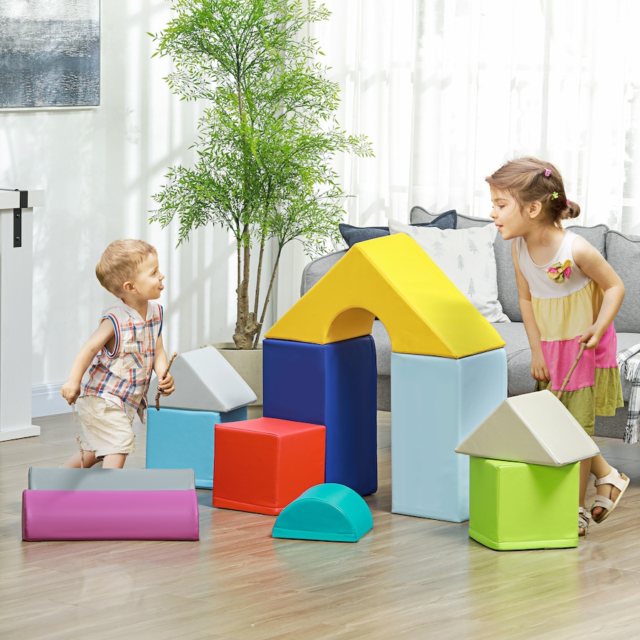 Image 976758_ALTMORE1.jpg, Product 976-758 / Price $159.99, Soozier 11 Piece Soft Play Blocks for Kids 12-36 months, Light Colour from Soozier on TSC.ca's Home & Garden department