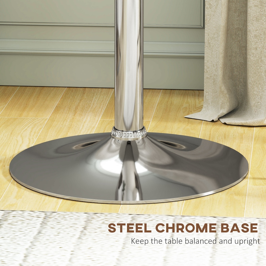 Image 976759_ALTMORE5.jpg, Product 976-759 / Price $89.99 - $92.99, HOMCOM Round Bar Table, Adjustment Height Bistro Table Faux Leather Cover from HOMCOM on TSC.ca's Home & Garden department