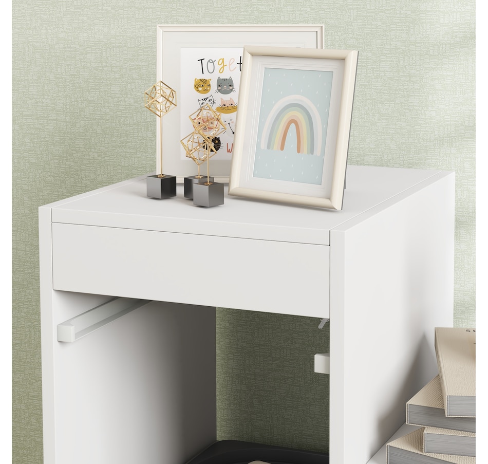 Image 976763_ALTMORE8.jpg, Product 976-763 / Price $159.99, Qaba Toy Storage Organizer Kids Bookshelf with 6 Plastic Bins, Grey from Qaba on TSC.ca's Home & Garden department