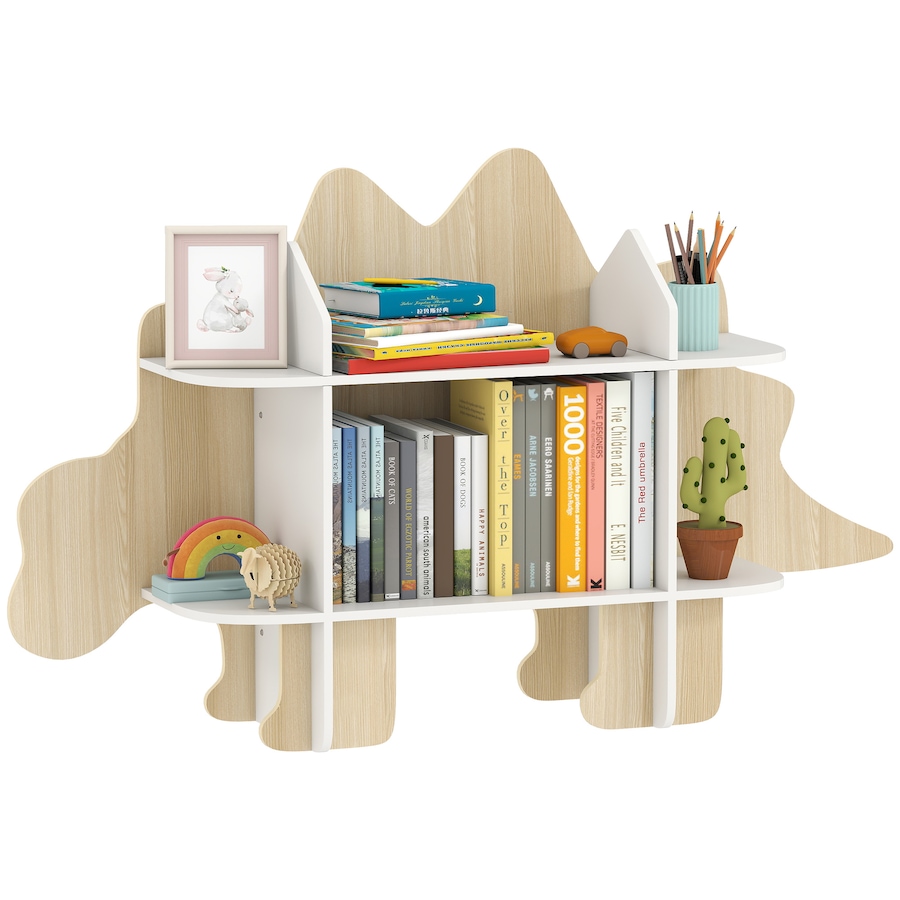 Image 976777.jpg, Product 976-777 / Price $83.99, Qaba Kids Bookshelf, Kids Bookcase, Toy Storage Organizer, Dinosaur Themed from Qaba on TSC.ca's Home & Garden department