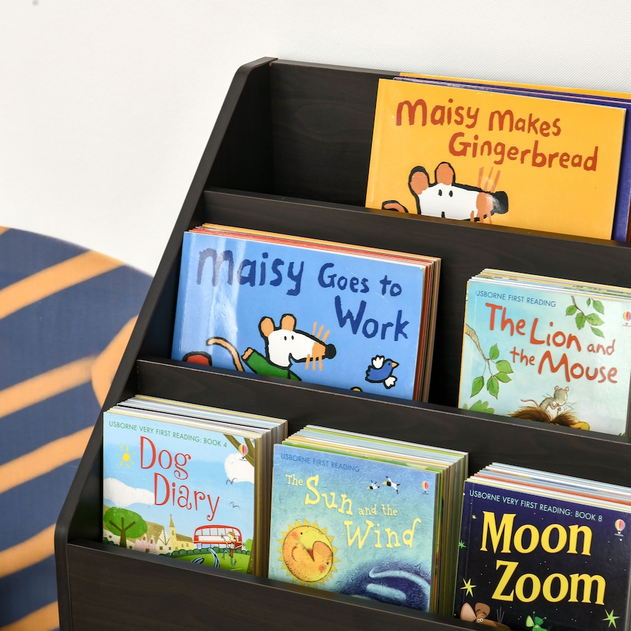 Image 976781_ALTMORE7.jpg, Product 976-781 / Price $109.99, HOMCOM Kids Bookshelf Bookcase, Rack Organizer with Drawer for Books, Brown from HOMCOM on TSC.ca's Home & Garden department