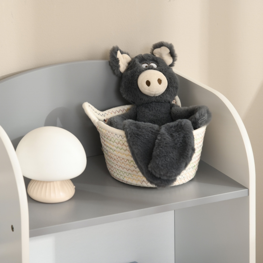Image 976784_ALTMORE8.jpg, Product 976-784 / Price $64.99, Qaba Kids Toy Storage Organizer Shelf, Children Bookshelf for Bedroom, Grey from Qaba on TSC.ca's Home & Garden department