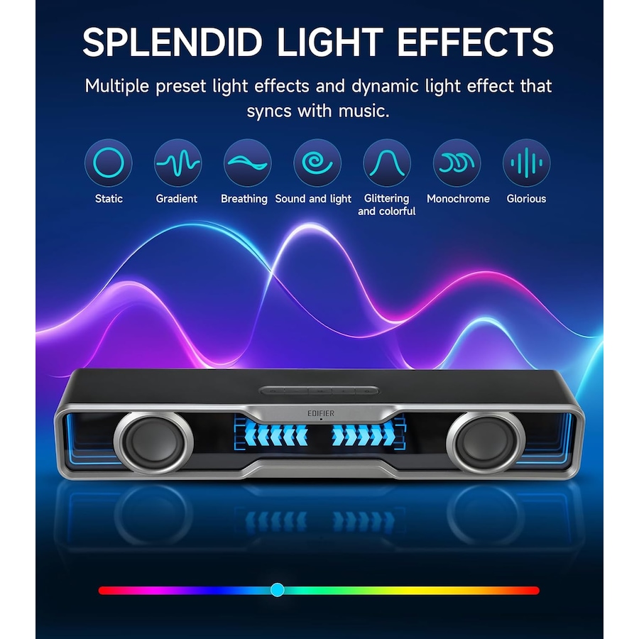 Image 976785_ALTMORE1.jpg, Product 976-785 / Price $89.99, Edifier QS30 Multimedia Soundbar, Bluetooth V5.4 Enhanced Bass Integrated Mic from Edifier on TSC.ca's Electronics department
