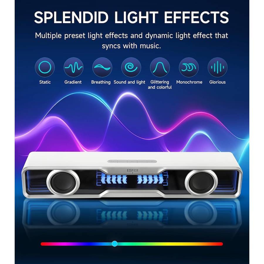 Image 976785_ALTMORE6.jpg, Product 976-785 / Price $89.99, Edifier QS30 Multimedia Soundbar, Bluetooth V5.4 Enhanced Bass Integrated Mic from Edifier on TSC.ca's Electronics department