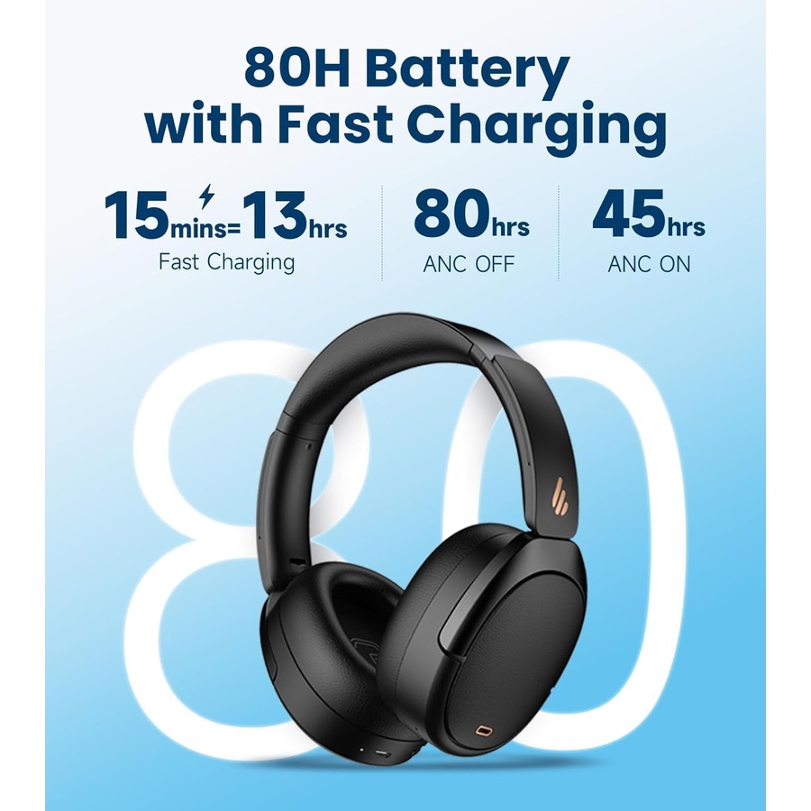 Image 976787_ALTMORE4.jpg, Product 976-787 / Price $229.99, Edifier WH950NB Gen 2 Wireless Hybrid Active Noise Cancelling Headphones from Edifier on TSC.ca's Electronics department