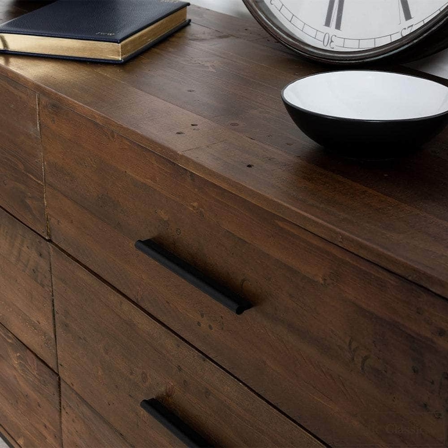 Image 976811_ALTMORE2.jpg, Product 976-811 / Price $1,299.99, Rustic Classics Blackcomb Reclaimed Wood and Metal 6 Drawer Dresser in Coffee Bean from Rustic Classics on TSC.ca's Home & Garden department