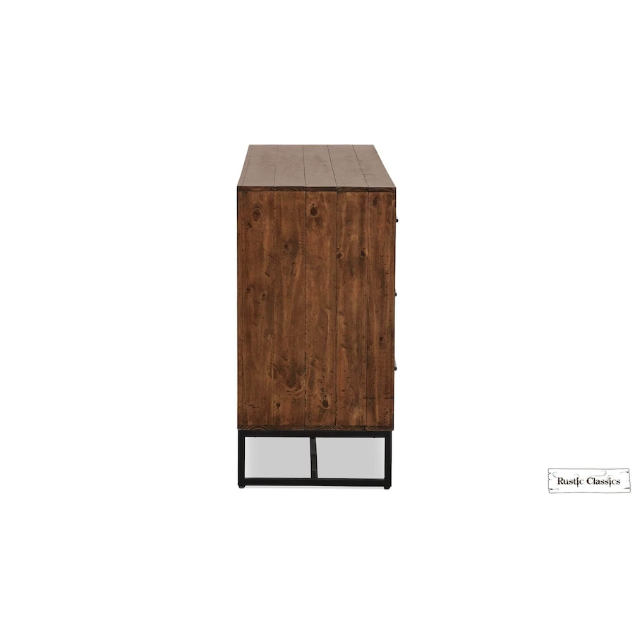 Image 976811_ALTMORE8.jpg, Product 976-811 / Price $1,299.99, Rustic Classics Blackcomb Reclaimed Wood and Metal 6 Drawer Dresser in Coffee Bean from Rustic Classics on TSC.ca's Home & Garden department