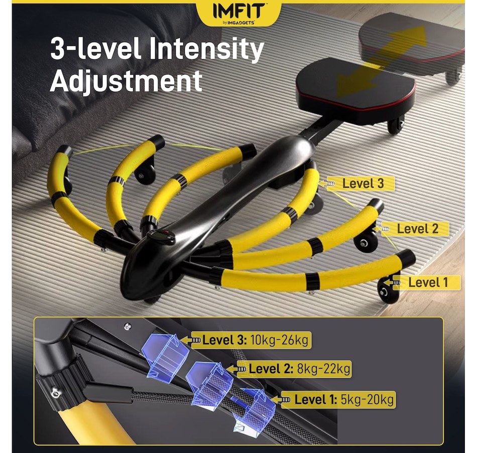 Image 976819_ALTMORE1.jpg, Product 976-819 / Price $225.00, IMFit PowerArc Abdominal Machine | Adjustable Resistance Levels | Ergonomic Design | Compact and Portable | Multi-Functional Core Workout Machine | Three-Gear Intensity Adjustment | 90° Extension Angle from IMFIT on TSC.ca's Health & Fitness department