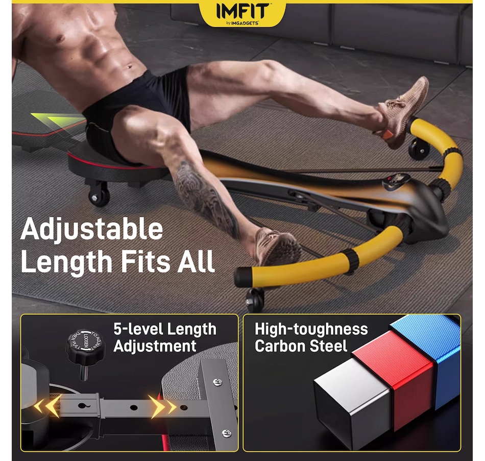 Image 976819_ALTMORE2.jpg, Product 976-819 / Price $225.00, IMFit PowerArc Abdominal Machine | Adjustable Resistance Levels | Ergonomic Design | Compact and Portable | Multi-Functional Core Workout Machine | Three-Gear Intensity Adjustment | 90° Extension Angle from IMFIT on TSC.ca's Health & Fitness department