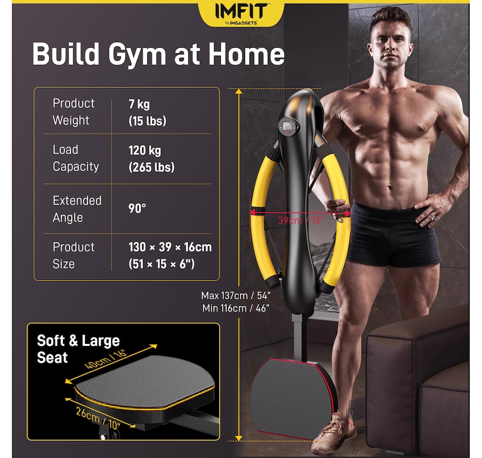 Image 976819_ALTMORE5.jpg, Product 976-819 / Price $225.00, IMFit PowerArc Abdominal Machine | Adjustable Resistance Levels | Ergonomic Design | Compact and Portable | Multi-Functional Core Workout Machine | Three-Gear Intensity Adjustment | 90° Extension Angle from IMFIT on TSC.ca's Health & Fitness department