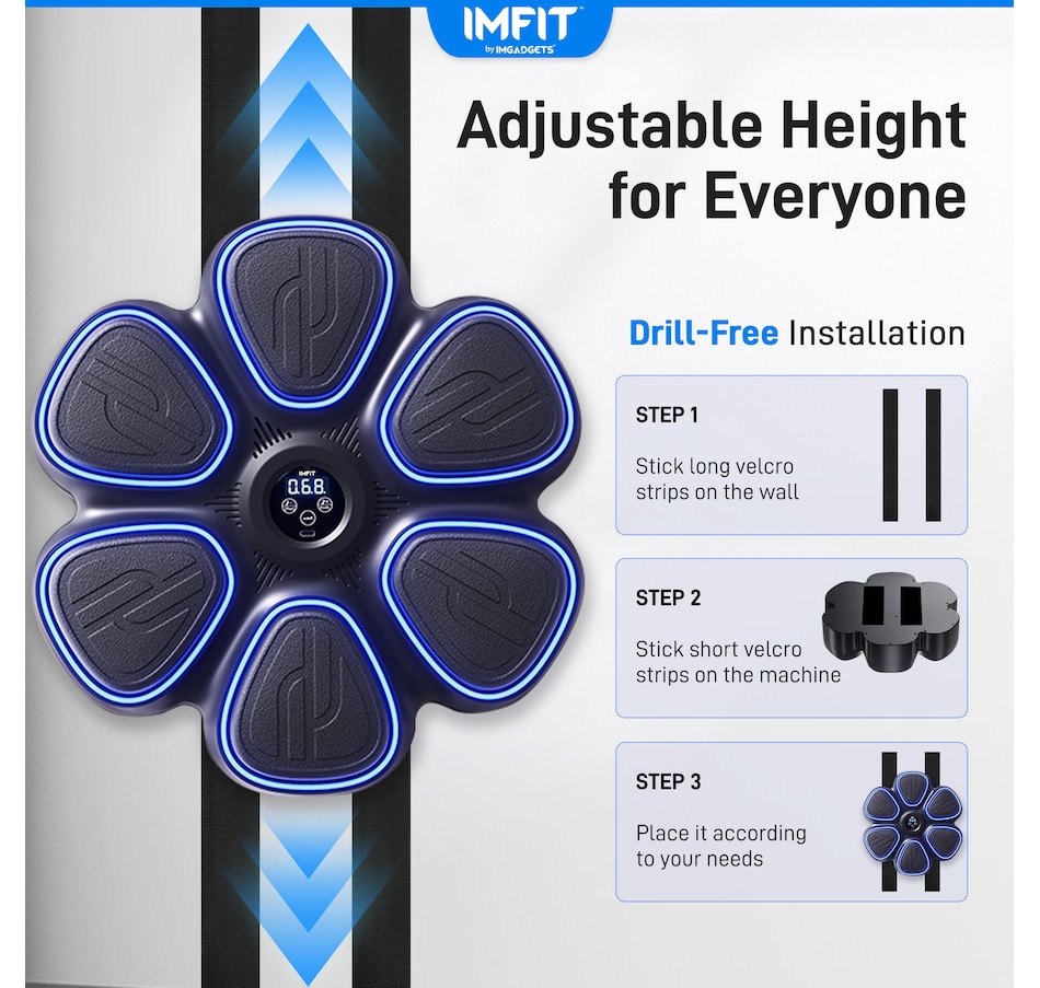 Image 976820_ALTMORE10.jpg, Product 976-820 / Price $149.99, IMFIT 2026 Smart Music Boxing Machine with Gloves | 9 Speed & Training Modes from IMFIT on TSC.ca's Health & Fitness department