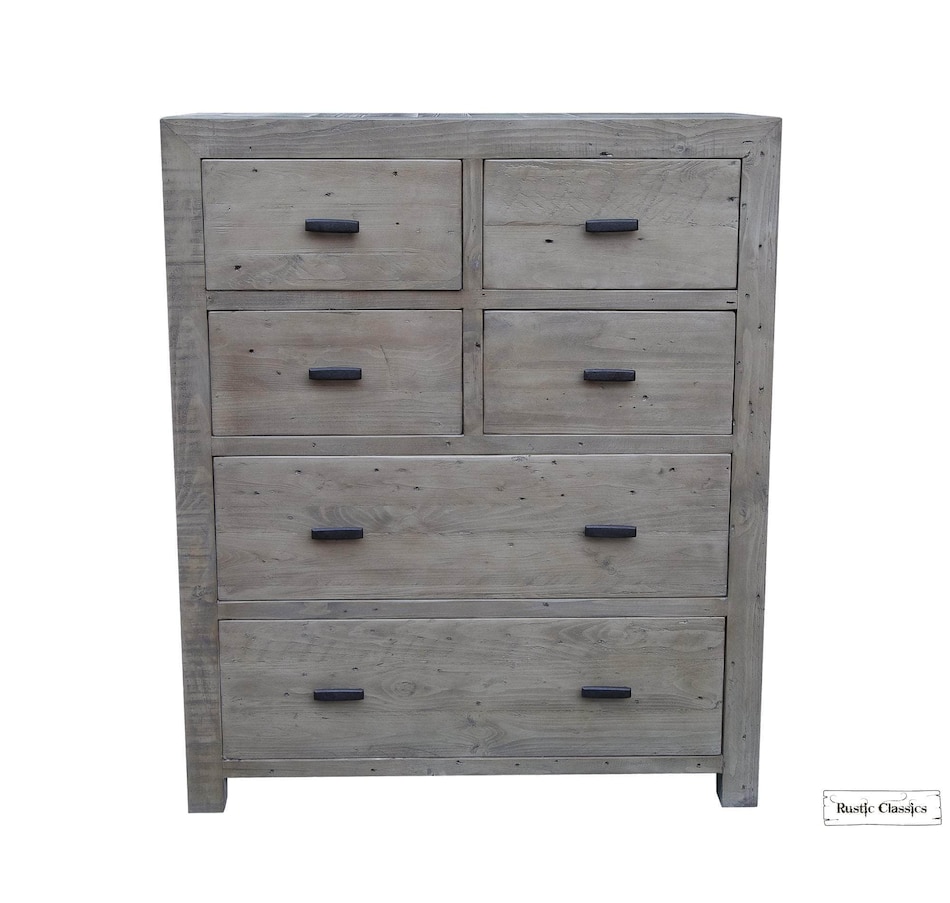 Image 976844_ALTMORE3.jpg, Product 976-844 / Price $1,299.99, Rustic Classics Whistler Reclaimed Wood 6 Drawer Chest in Grey from Rustic Classics on TSC.ca's Home & Garden department