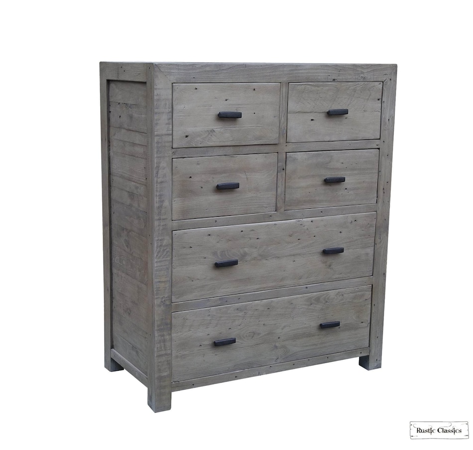 Image 976844_ALTMORE4.jpg, Product 976-844 / Price $1,299.99, Rustic Classics Whistler Reclaimed Wood 6 Drawer Chest in Grey from Rustic Classics on TSC.ca's Home & Garden department