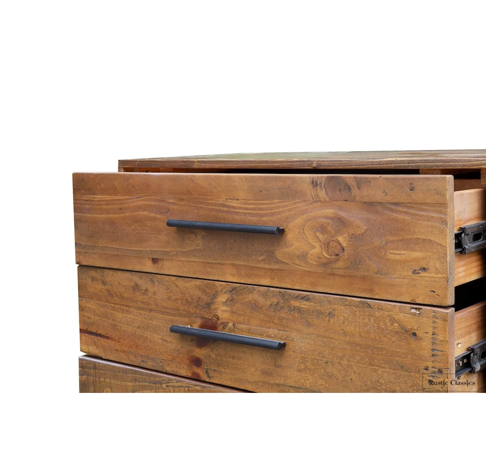 Image 976848_ALTMORE13.jpg, Product 976-848 / Price $999.99, Rustic Classics Blackcomb Reclaimed Wood and Metal 6 Drawer Chest in Coffee Bean from Rustic Classics on TSC.ca's Home & Garden department