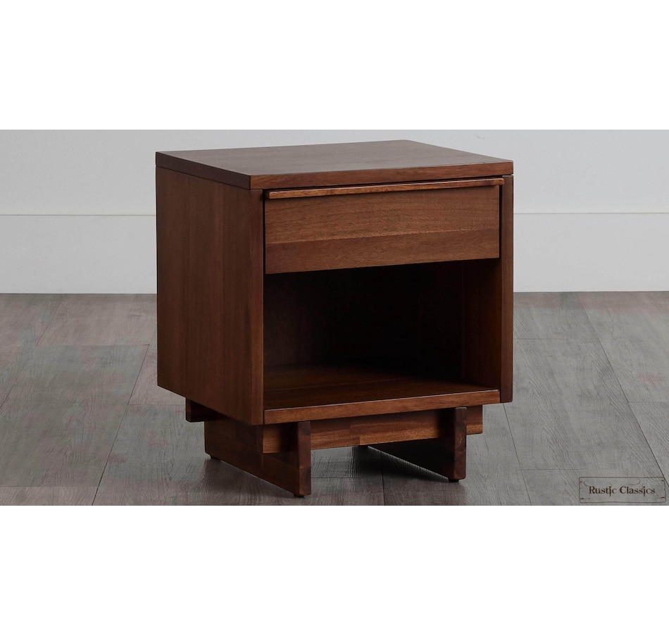 Image 976852.jpg, Product 976-852 / Price $479.99, Rustic Classics Jasper Reclaimed Wood 1 Drawer Nightstand in Brown from Rustic Classics on TSC.ca's Home & Garden department