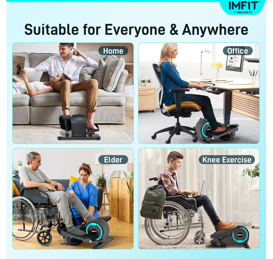 Image 976864_ALTMORE4.jpg, Product 976-864 / Price $189.99, IMFIT Elliptical Trainer with free resistance band | 350 lb Weight Capacity | Ultra-Quiet (20dB) | 8 Resistance Levels | Low-Impact Exercise | Portable & Lightweight | Space-Saving Design | Digital Display | Improved Cardiovascular Health from IMFIT on TSC.ca's Health & Fitness department