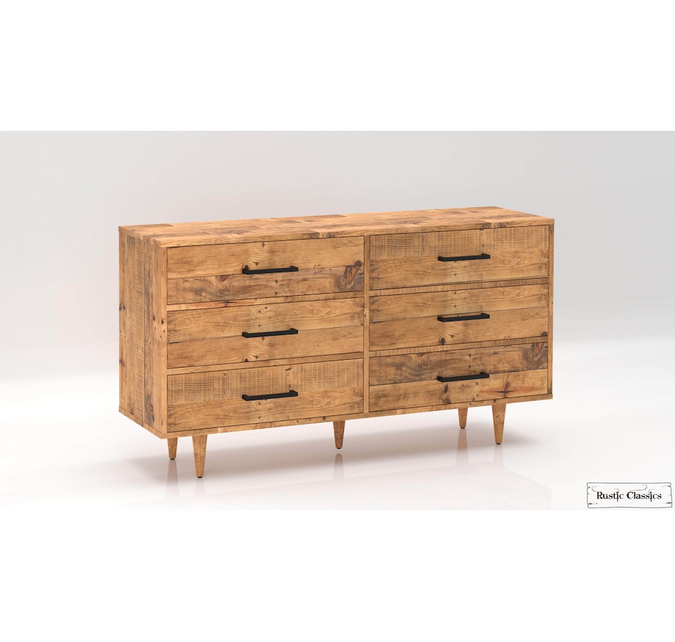 Image 976869.jpg, Product 976-869 / Price $1,049.99, Rustic Classics Cypress Reclaimed Wood 6 Drawer Dresser in Spice from Rustic Classics on TSC.ca's Home & Garden department