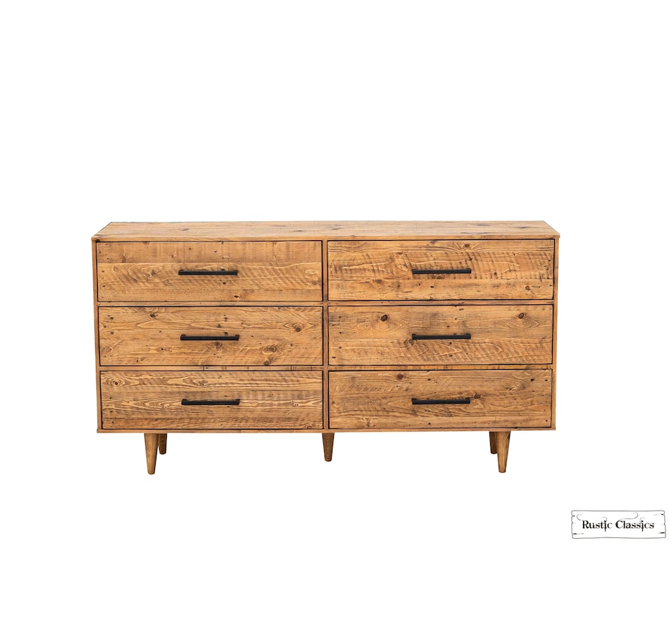 Image 976869_ALTMORE1.jpg, Product 976-869 / Price $1,049.99, Rustic Classics Cypress Reclaimed Wood 6 Drawer Dresser in Spice from Rustic Classics on TSC.ca's Home & Garden department