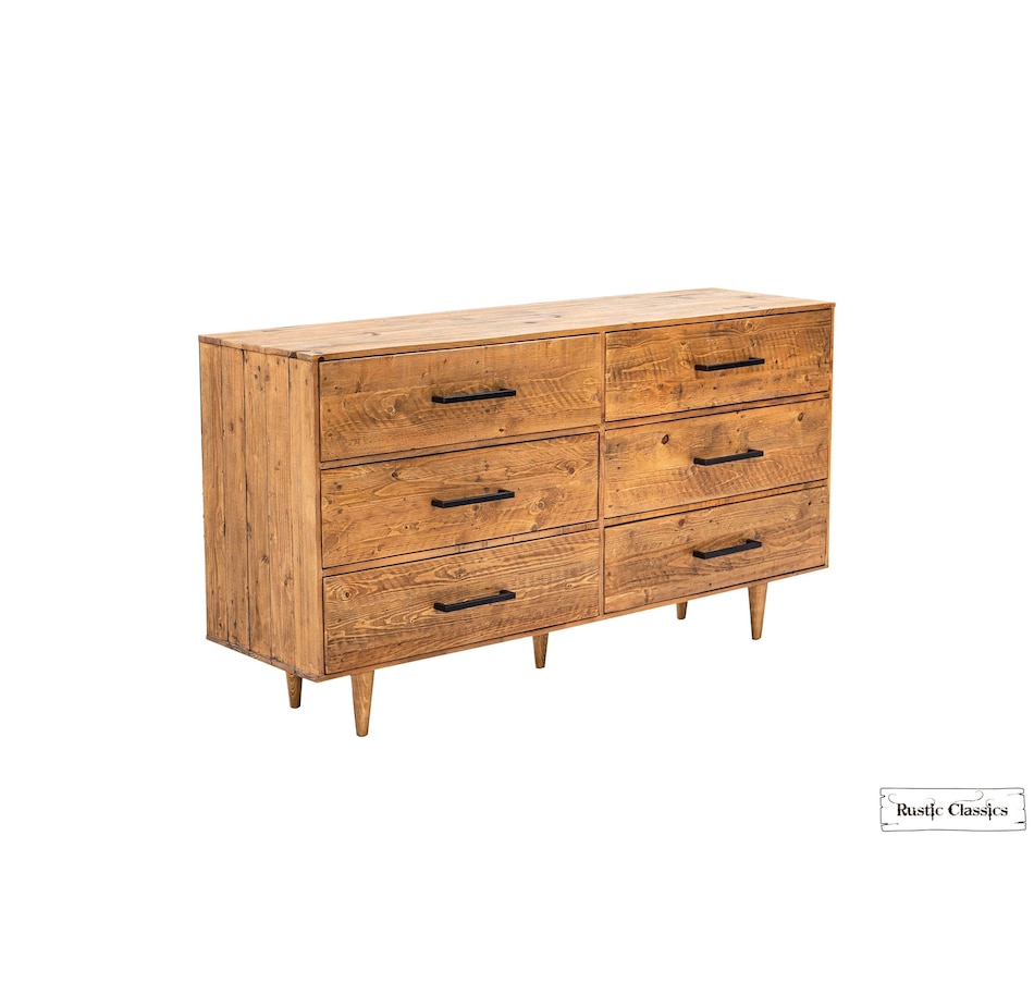 Image 976869_ALTMORE2.jpg, Product 976-869 / Price $1,049.99, Rustic Classics Cypress Reclaimed Wood 6 Drawer Dresser in Spice from Rustic Classics on TSC.ca's Home & Garden department
