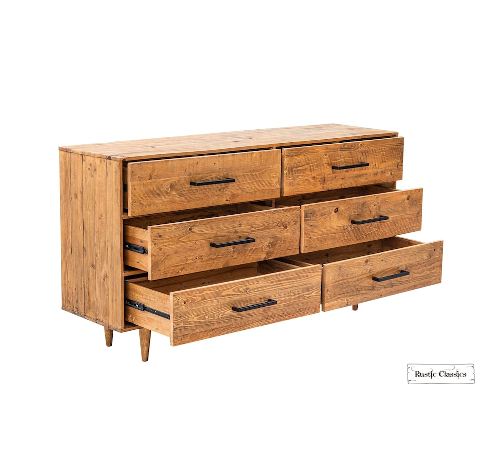 Image 976869_ALTMORE3.jpg, Product 976-869 / Price $1,049.99, Rustic Classics Cypress Reclaimed Wood 6 Drawer Dresser in Spice from Rustic Classics on TSC.ca's Home & Garden department