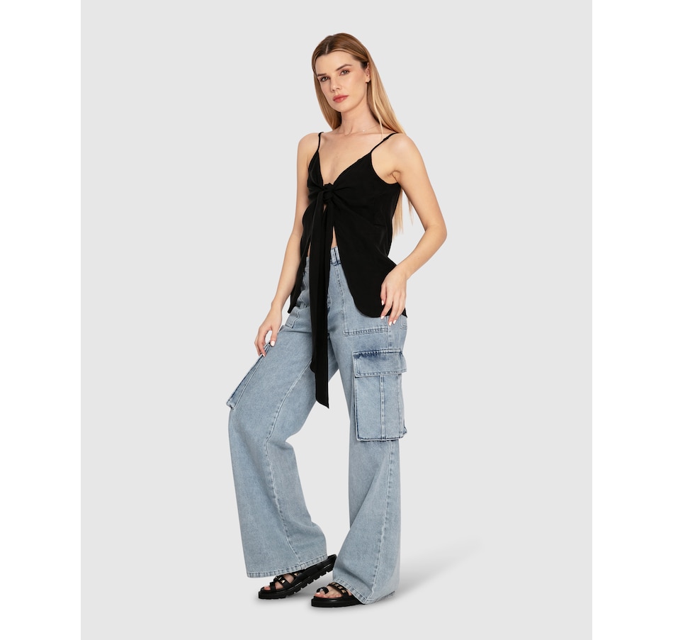 Image 978390_ALTMORE1.jpg, Product 978-390 / Price $29.99, belle & bloom First Class Reversible Tie Top from belle & bloom on TSC.ca's Fashion department